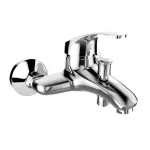 Mereo Vanová nástěnná baterie, Sonáta, 100 mm, bez příslušenství, chrom