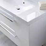Mereo Bino, koupelnová skříňka s keramickým umyvadlem 121 cm, dub Arlington