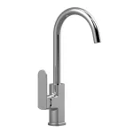 Mereo Dřezová stojánková baterie, Mada, s ramínkem nad pákou, výška 368 mm, chrom