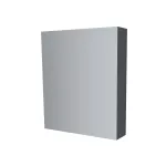 Mereo Koupelnová skříňka zrcadlová 60 cm, galerka, 2 x dvířka, Multidecor, Šedý diamant