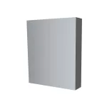 Mereo Koupelnová skříňka zrcadlová 60 cm, galerka, 2 x dvířka, Multidecor, Lávová šedá