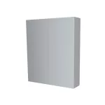 Mereo Koupelnová skříňka zrcadlová 60 cm, galerka, 2 x dvířka, Multidecor, Arktická šedá