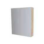 Mereo Koupelnová skříňka zrcadlová 60 cm, galerka, 2 x dvířka, Multidecor, Dub Bardolino