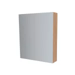 Mereo Koupelnová skříňka zrcadlová 60 cm, galerka, 2 x dvířka, Multidecor, Light Select Walnut