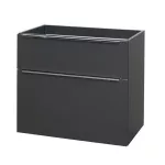 Mereo Mailo, koupelnová skříňka 81cm, antracit, chrom madlo
