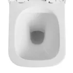 Mereo WC závěsné kapotované, RIMLESS, 490x340x350, keramické, vč. sedátka