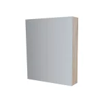 Mereo Koupelnová skříňka zrcadlová 60 cm, galerka, 2 x dvířka, Multidecor, Dub Kronberg světlý