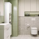 Mereo Leny, koupelnová skříňka s keramickým umyvadlem 60 cm, bíla, nové madlo