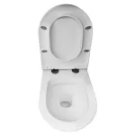 Mereo WC závěsné, RIMLESS, 530x355x360, keramické, vč. sedátka CSS124