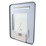 Mereo Zrcadlo hranaté 60x80 cm, LED osvětlení a odmlžování