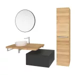 Mereo Zrcadlo kulaté pr. 60 cm, LED osvětlení a odmlžování
