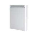 Mereo Siena, koupelnová galerka 64 cm, zrcadlová skříňka, bílá lesk