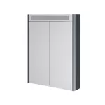 Mereo Siena, koupelnová galerka 64 cm, zrcadlová skříňka, antracit mat