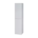 Mereo Siena, koupelnová skříňka 155 cm vysoká, L/P, bílá lesk