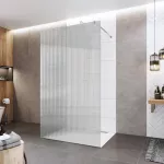 Mereo Sprchová stěna WALK IN, Novea, 100 x 200 cm, chrom ALU, sklo Line