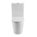 Mereo WC kombi, vario odpad, kapotované, Smart Flush RIMLESS, keramické vč. sedátka