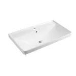 Mereo Siena, koupelnová skříňka s keramickým umyvadlem 81 cm, bílá lesk