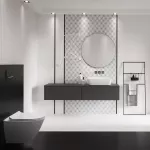 Mereo Ponte, koupelnová skříňka 70 cm, antracit