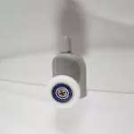 Mereo Sprchový box, čtvercový, 80 cm, satin ALU, sklo Point, zadní stěny bílé, litá vanička, se stříškou