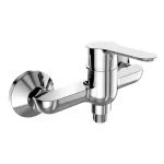 Mereo Sprchový set: Nástěnná sprchová baterie 100 mm, se sprch. soupravou, talířovou a ruční sprchou