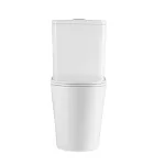 Mereo WC kombi, vyvýšené, vario odpad, kapotované, Smart Flush RIMLESS, keramické vč. sedátka