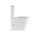 Mereo WC kombi, vyvýšené, vario odpad, kapotované, Smart Flush RIMLESS, keramické vč. sedátka