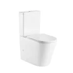 Mereo WC kombi, vyvýšené, vario odpad, kapotované, Smart Flush RIMLESS, keramické vč. sedátka