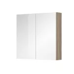 Mereo Aira, Ponte koupelnová galerka 80 cm, zrcadlová skříňka, dub Kronberg