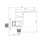 Mereo Sprchová souprava Quatro a sprchová baterie Zuna 100 mm