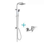 Mereo Sprchová souprava Quatro a sprchová baterie Zuna 100 mm