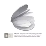 Mereo WC závěsné, RIMLESS, 530x355x360, keramické, vč. sedátka CSS113S
