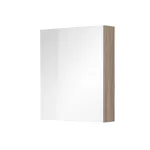 Mereo Aira, koupelnová galerka 60 cm, zrcadlová skříňka, dub Kronberg