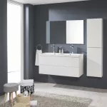 Mereo Aira, koupelnová skříňka s keramickým umyvadlem 101 cm, bílá