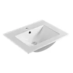 Mereo Aira, koupelnová skříňka s keramickým umyvadlem 61 cm, bílá