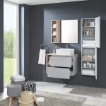 Mereo Aira, koupelnová skříňka s keramickým umyvadlem 61 cm, bílá