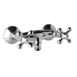 Mereo Sprchová nástěnná baterie, Retro Viktorie, 150 mm, bez příslušenství, chrom
