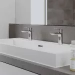 Mereo Umyvadlová stojánková baterie vysoká, Viana, bez výpusti, chrom