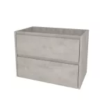 Mereo Opto, koupelnová skříňka 81 cm, Multidecor, Chromix stříbrný