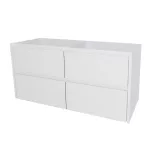 Mereo Opto, koupelnová skříňka 121 cm, Multidecor, Arktická bílá