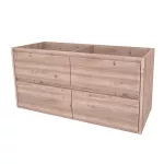 Mereo Opto, koupelnová skříňka 121 cm, Multidecor, Dub Nelson
