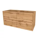 Mereo Opto, koupelnová skříňka 121 cm, Multidecor, Dub Wotan