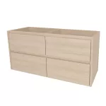 Mereo Opto, koupelnová skříňka 121 cm, Multidecor, Javor Hard šampaňský