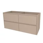 Mereo Opto, koupelnová skříňka 121 cm, Multidecor, Šedý kámen