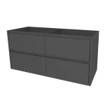 Mereo Opto, koupelnová skříňka 121 cm, Multidecor, Šedý diamant