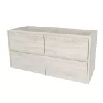 Mereo Opto, koupelnová skříňka 121 cm, Multidecor, White Loft Pine