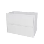 Mereo Opto, koupelnová skříňka 81 cm, Multidecor, Bílá lesk perlička