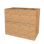 Mereo Mailo, koupelnová skříňka 61 cm, chrom madlo, Multidecor, Dub Wotan
