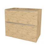Mereo Mailo, koupelnová skříňka 61 cm, chrom madlo, Multidecor, Dub San remo sand