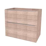 Mereo Mailo, koupelnová skříňka 61 cm, chrom madlo, Multidecor, Dub Nelson