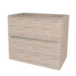 Mereo Mailo, koupelnová skříňka 61 cm, chrom madlo, Multidecor, Dub Kronberg světlý
